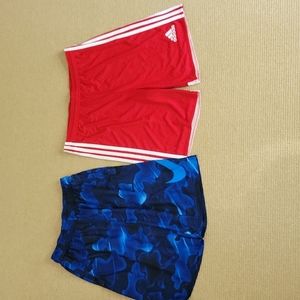 Boys XL Nike & Adidas shorts